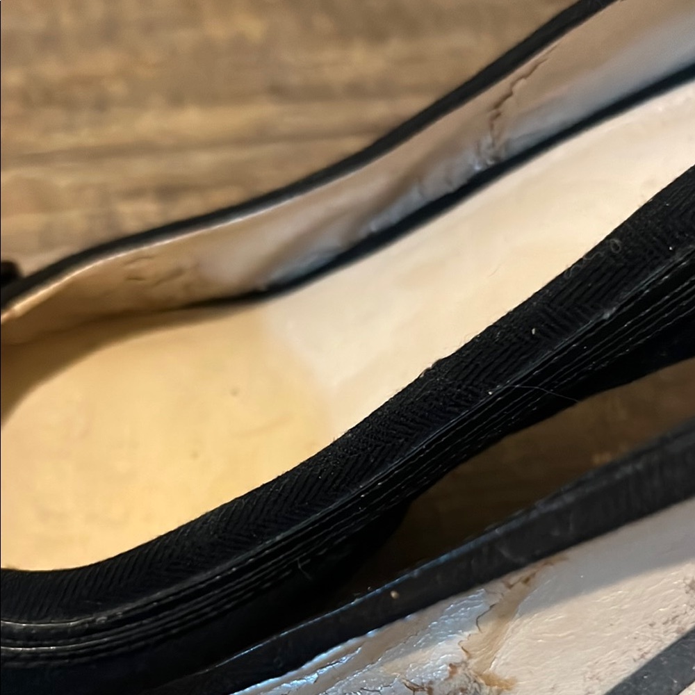 Nine West Black Platform Round-Toe Pumps with Button Detail - Picture 8 of 11